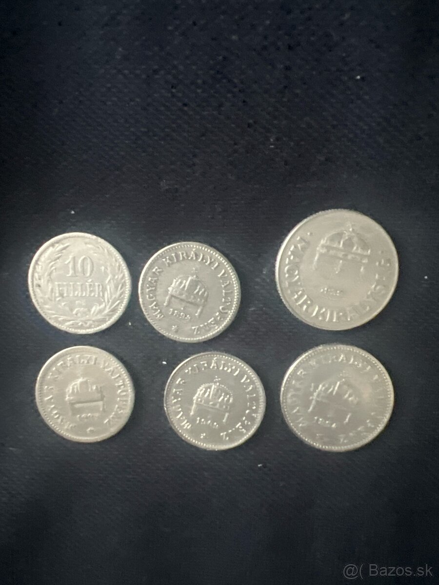 10 20 50 filler Magyar kyralysag
