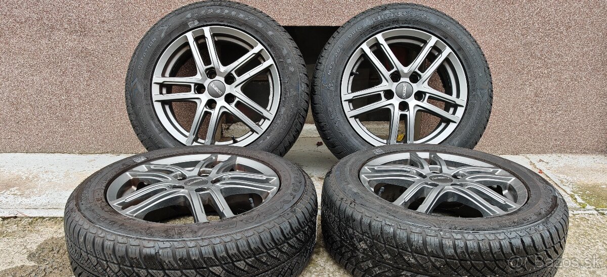 ALU Dezent 5x108 a zimné Goodyear 205/60 R16