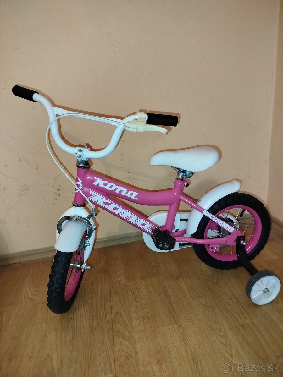 Dievčenský bicykel 12 ružový