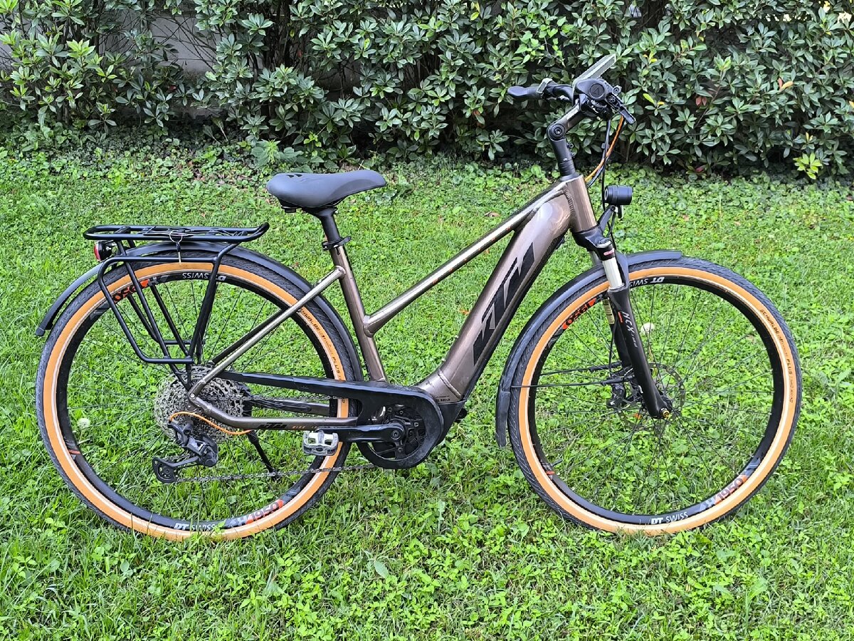 Dámsky ebike KTM veľkosť S nová 500Wh bat. 3660km