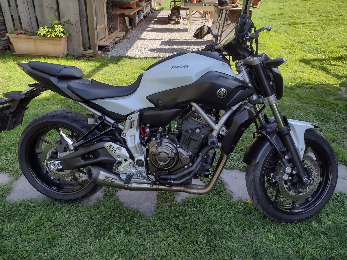 Yamaha MT 07/2015, 55kw, 48500km