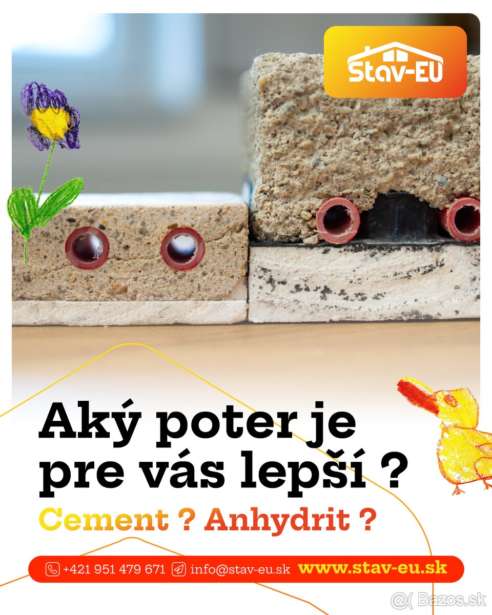 Realizujeme anhydritové potery v okrese Košice