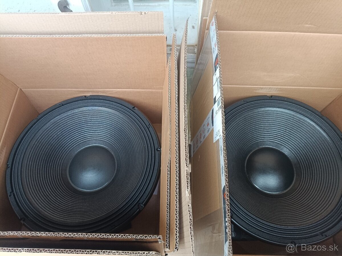 2ks nové 18" RCF LF18X401 1500/3000W 8ohm