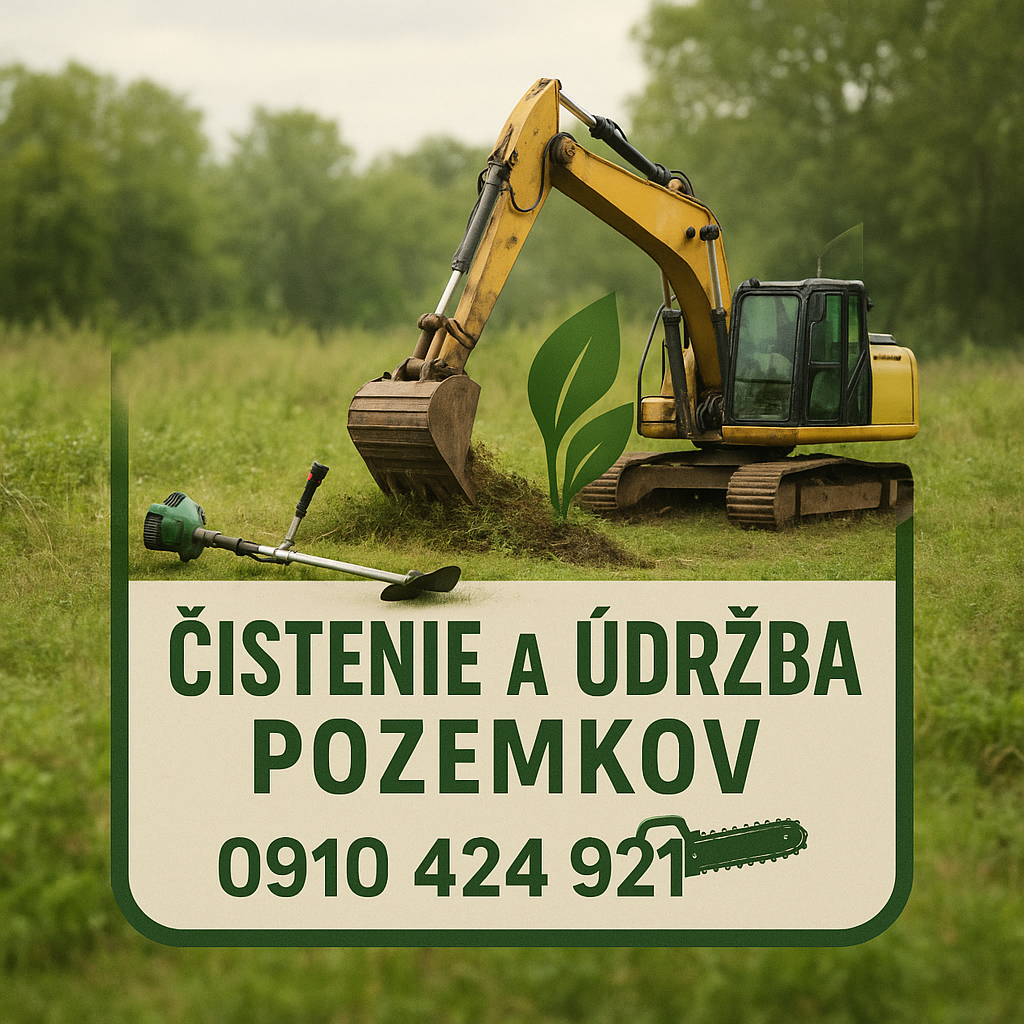Čistenie a úpravy pozemkov