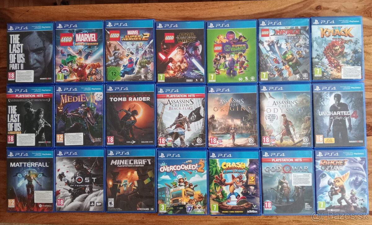 Predám Hry na Playstation 4