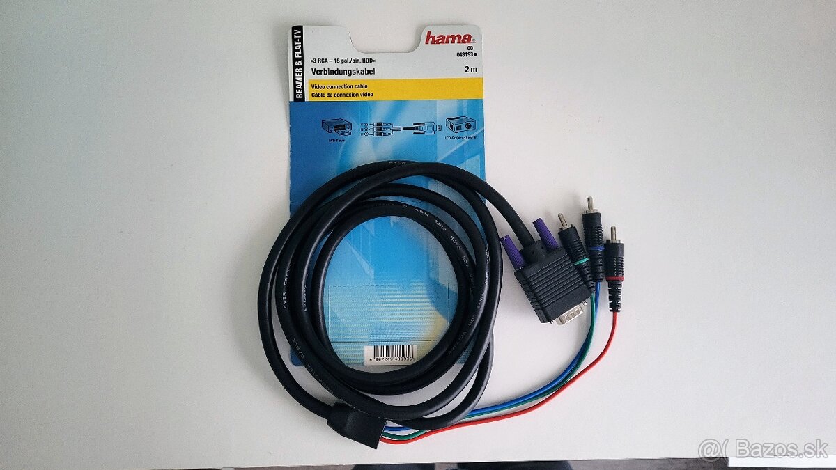 Videoprepojovací kábel zn. Hama