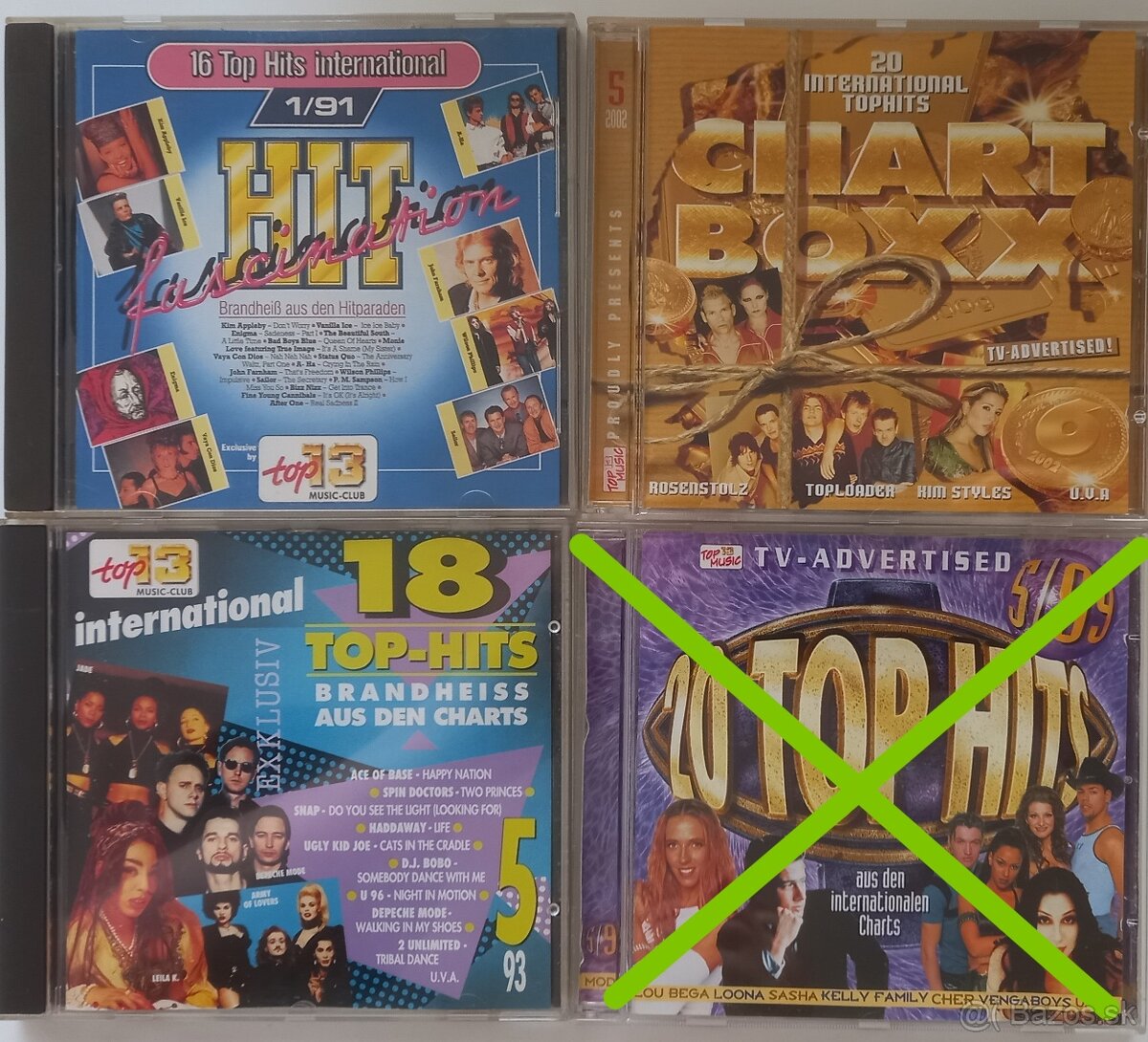 CD VÝBERY - 1,00€ / Kus