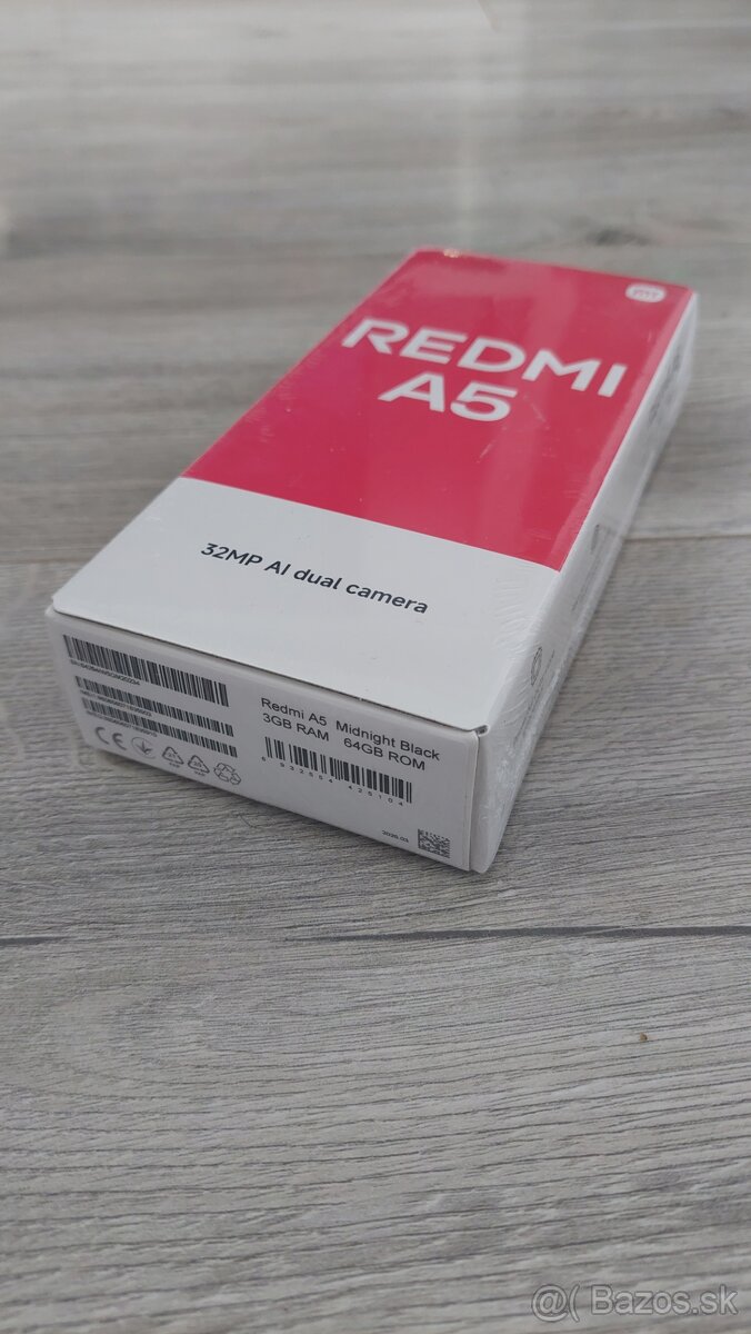 Xiaomi Redmi A5 Midnight Black,nový,24mesiacou záruka