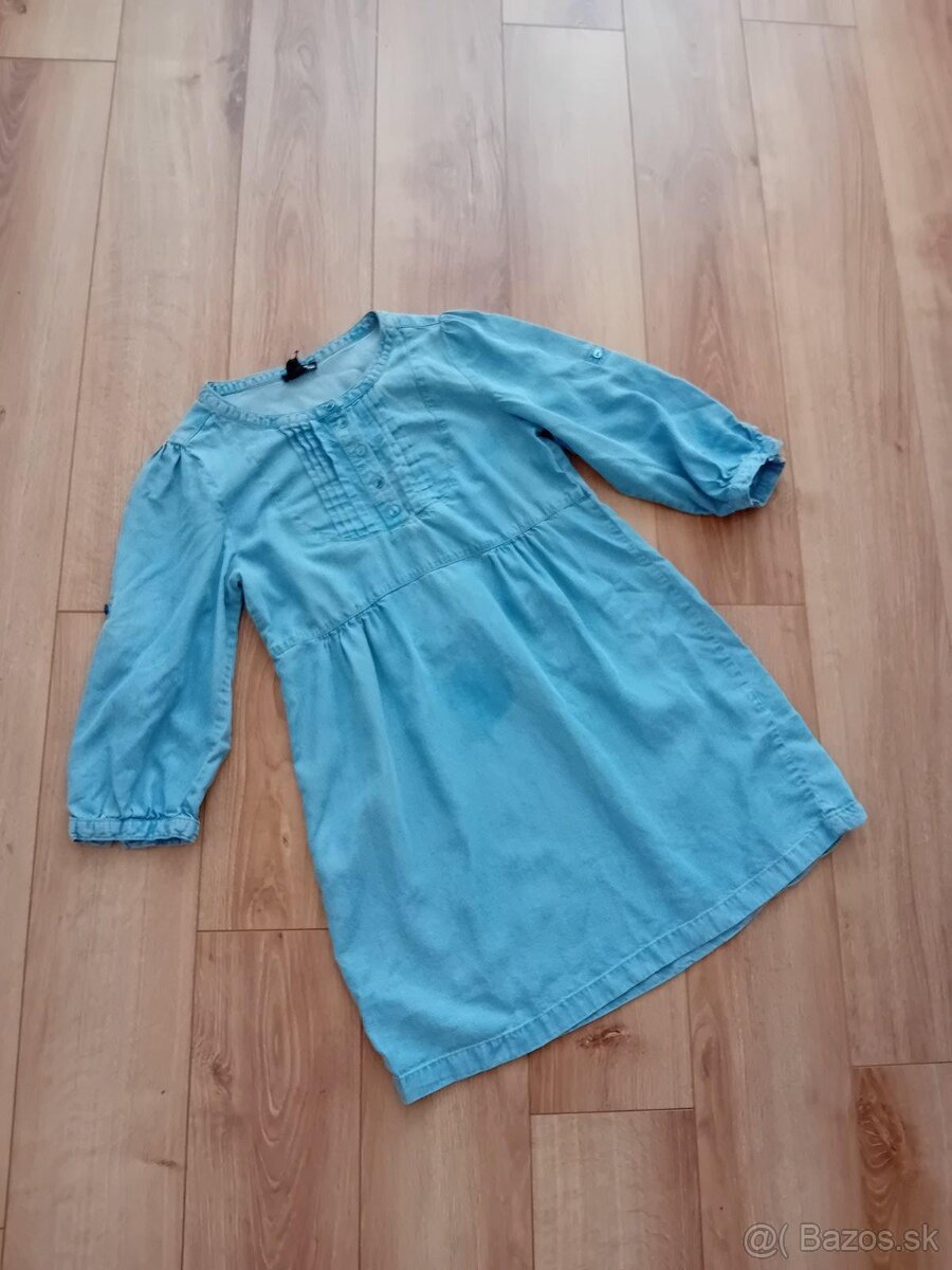 Krátke riflové šaty, H&M, velk. S