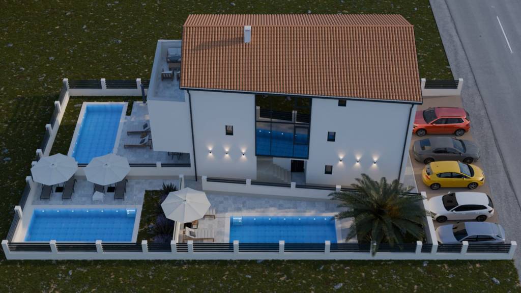CHORVÁTSKO - Apartmány v malom bytovom dome - MANDRE, OSTROV