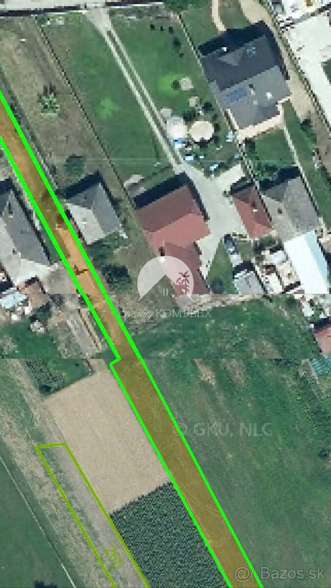 Reality KOMPLEX s.r.o. Vám ponúka na PREDAJ záhradu v obci
