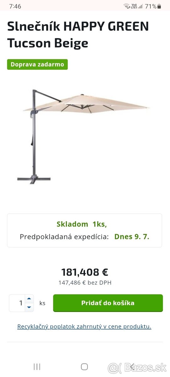 Slnecnik 3x3 m