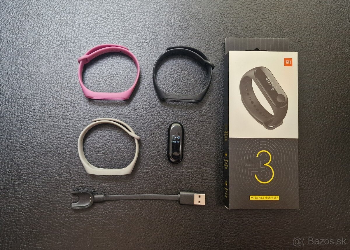 Mi Band 3 + 3 remienky