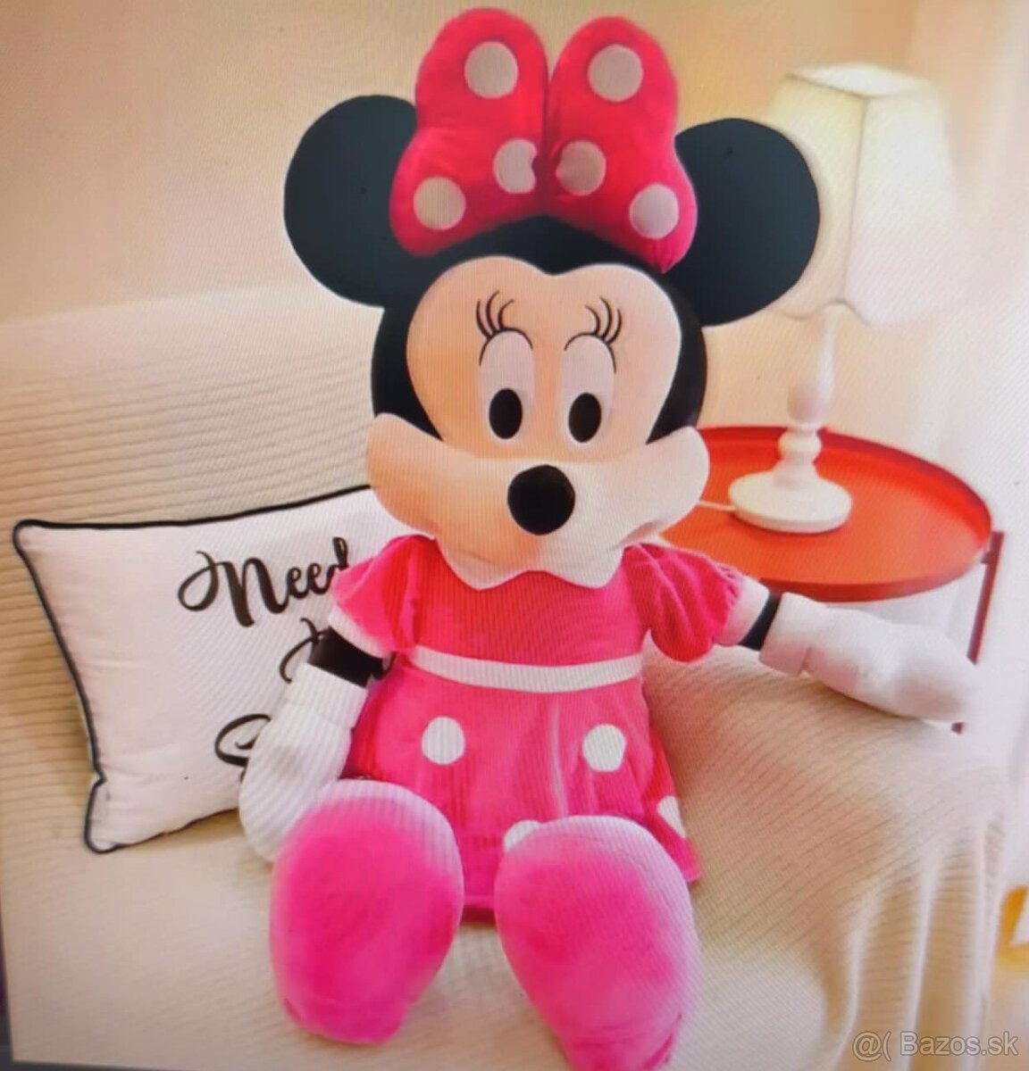 PLYŠOVÁ HRAČKA MYŠKA MINNIE VEĽKÁ 35CM