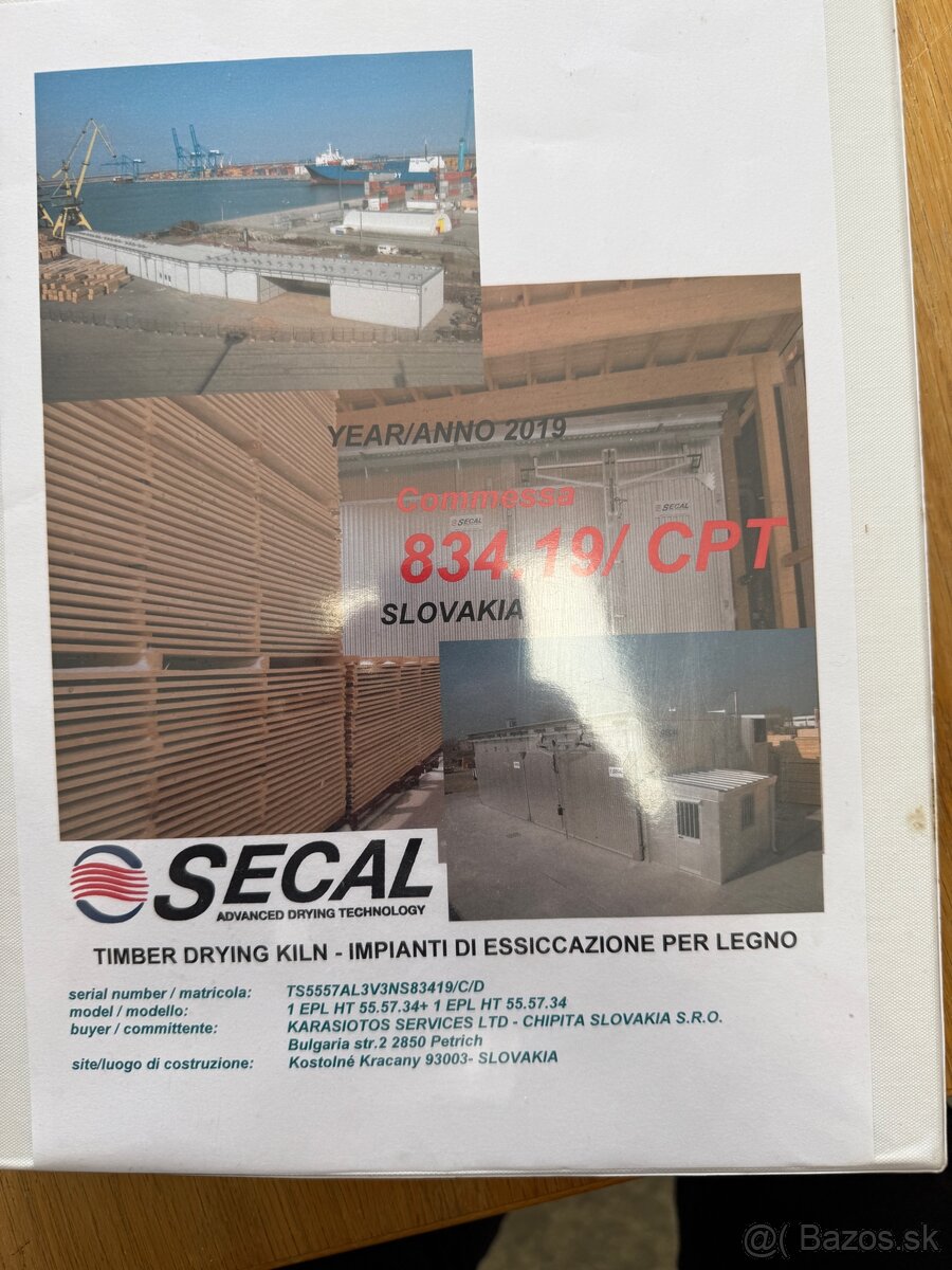 Predám technológiu na sušenie dreva