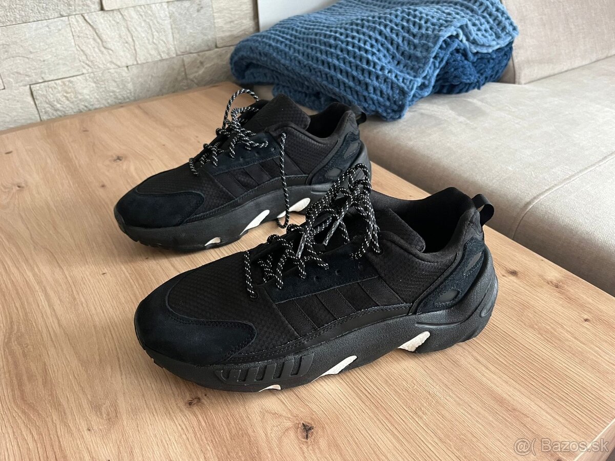 Pánske tenisky Adidas Boost, čierne, veľkosť 45