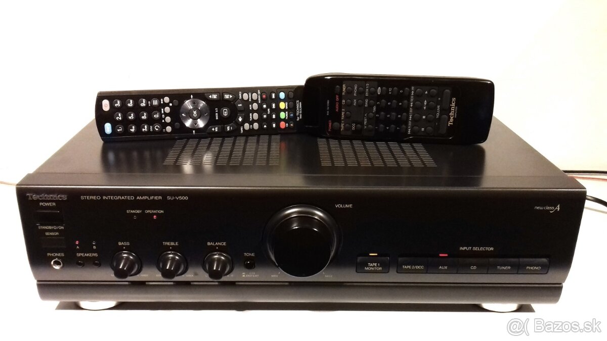 ClassA =130W zosilnovac TECHNICS SU-V500 vyroba Japan, AZ27