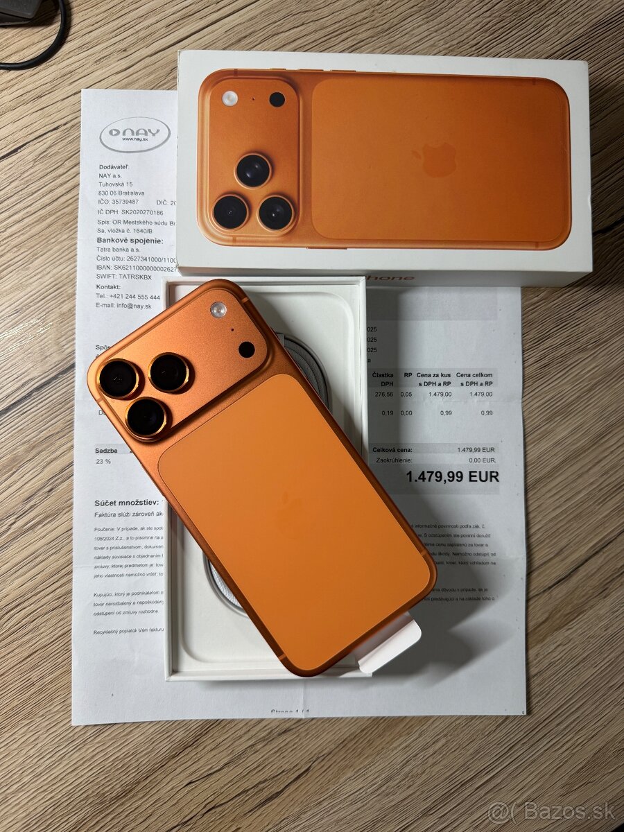  Nový iPhone 17 pro max 256gb