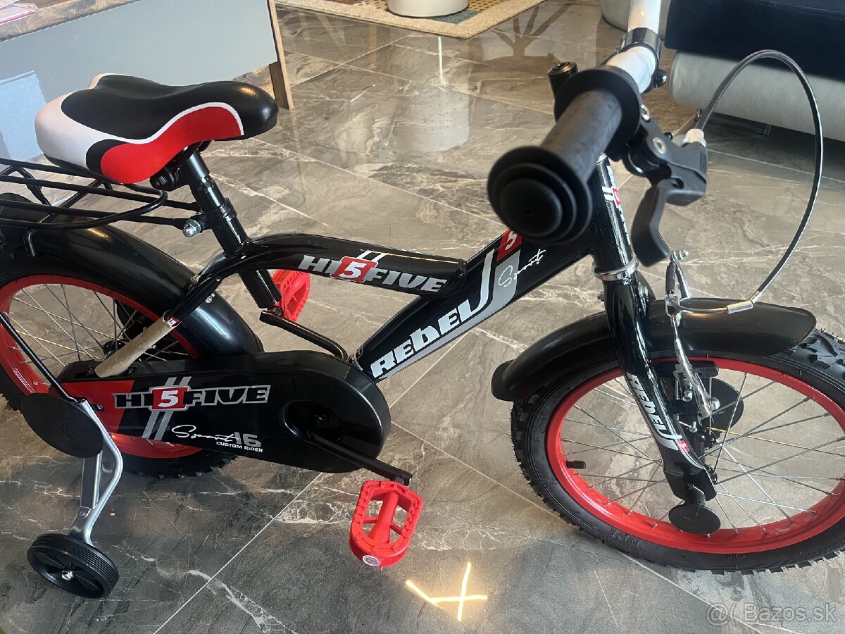 Zve úplne nový detský bicykel 16 palcové kolesá
