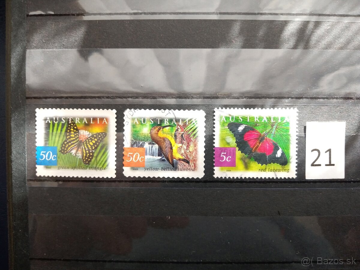 Poštové známky č.470 - OCEÁNIA - 5 ks sérií