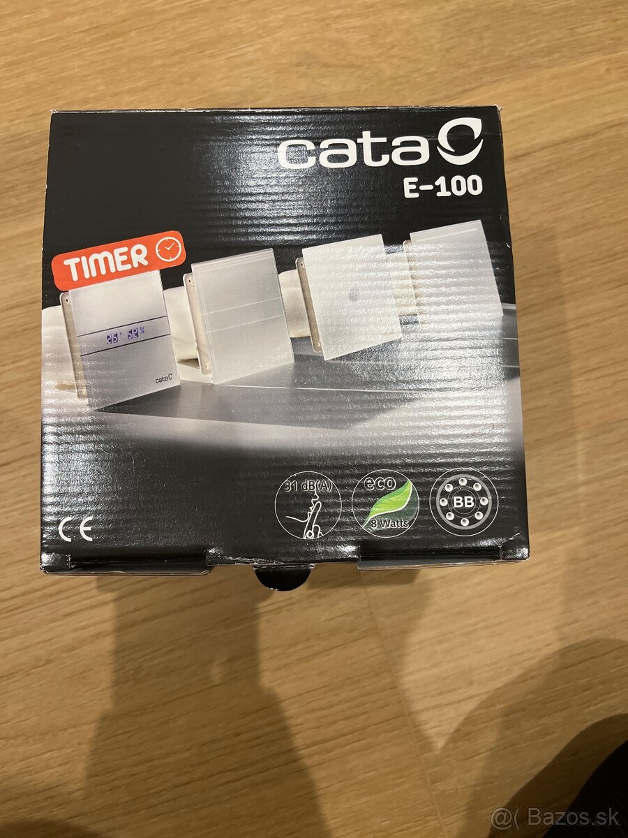 Kúpeľňový ventilátor E-100GT