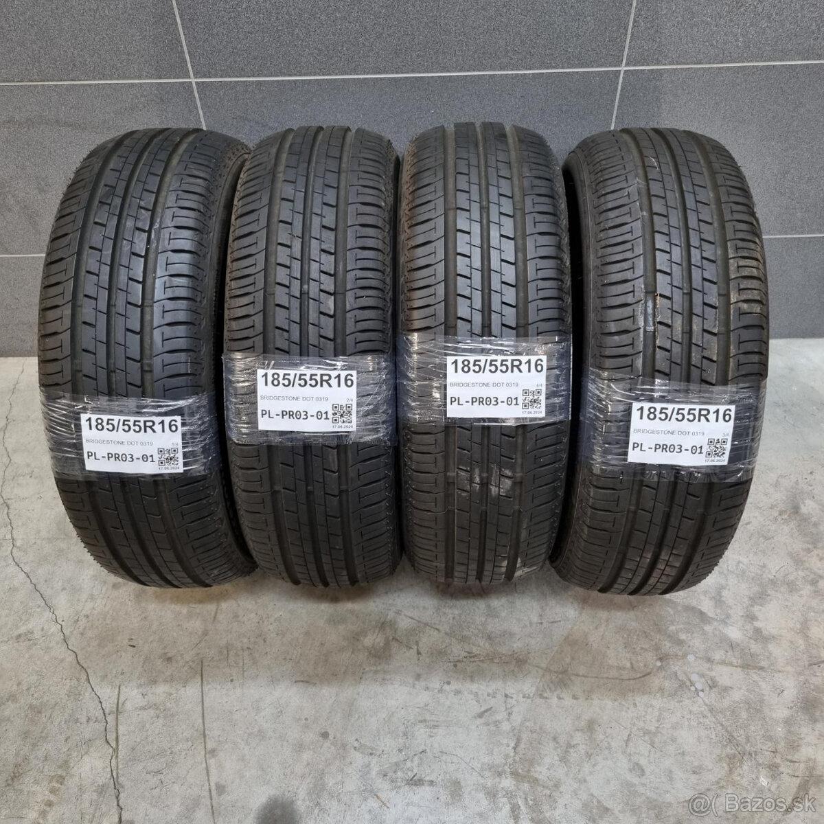 Letné pneumatiky 185/55 R16 BRIDGESTONE