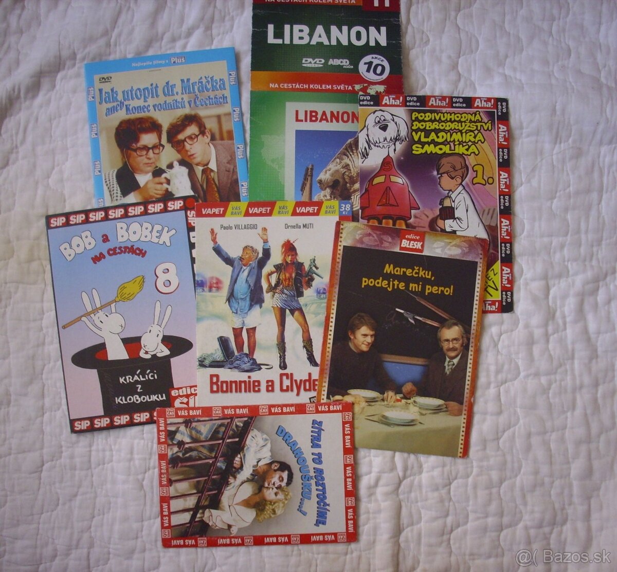 7 x dvd film - ČSSR - nostalgia