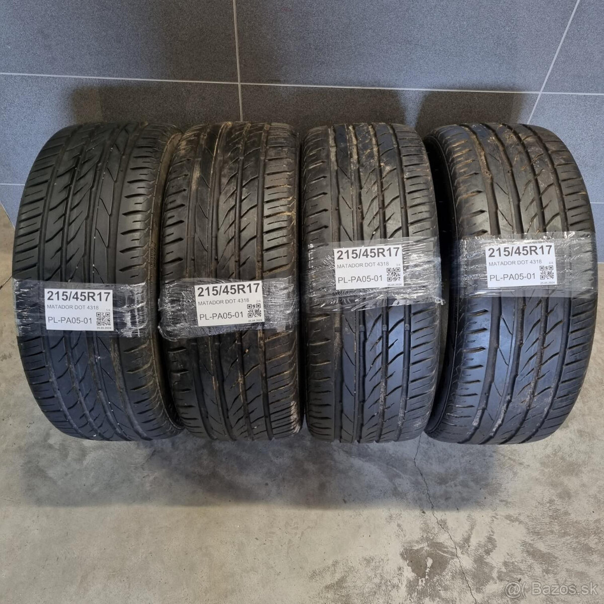 Letné pneumatiky 215/45 R17 MATADOR DOT4318