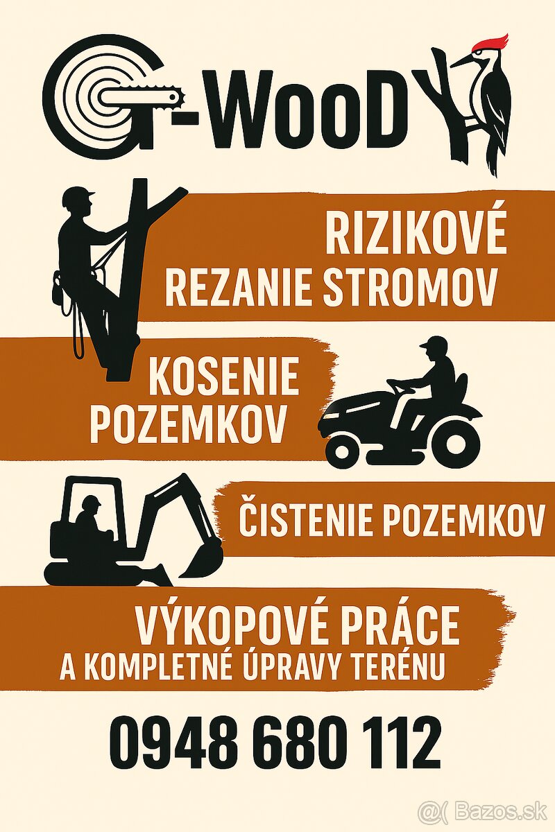 Rizikové pílenie , výrub a kompletné čistenie pozemkov