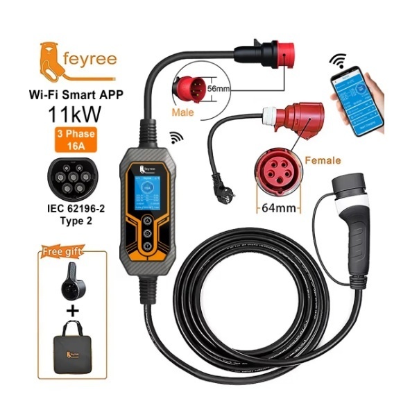 Predám NOVÚ nabíjačku WALLBOX 11kW/16A na elek. autá TYP 2