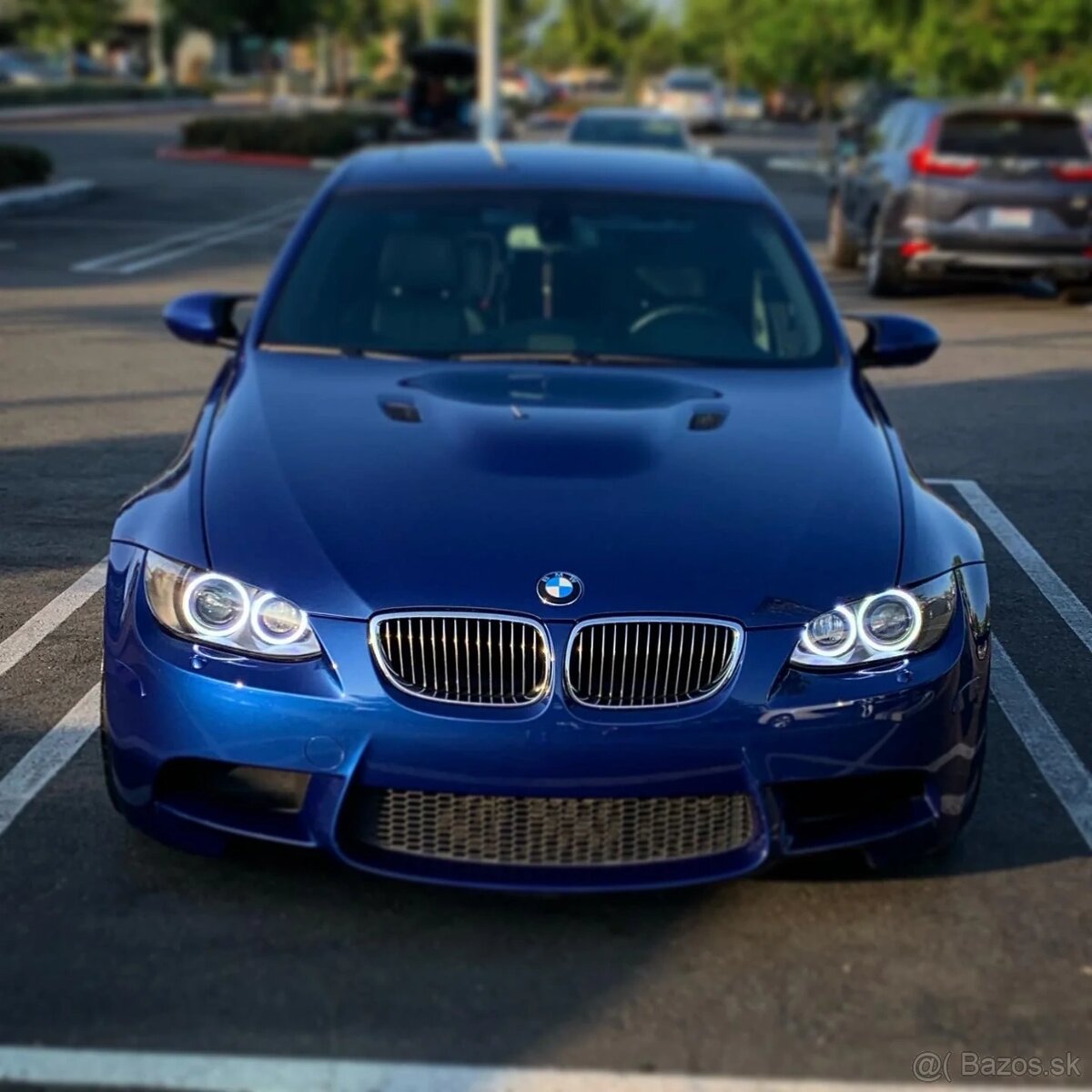 Biele LED BMW angel eyes