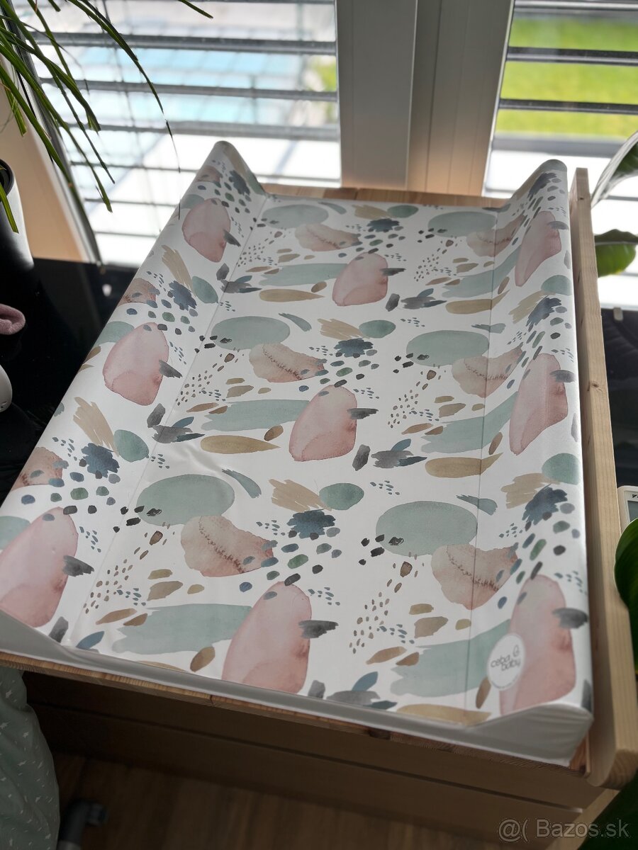 CEBA Podložka prebaľovacia 2-hranná s pevnou doskou (50x70)