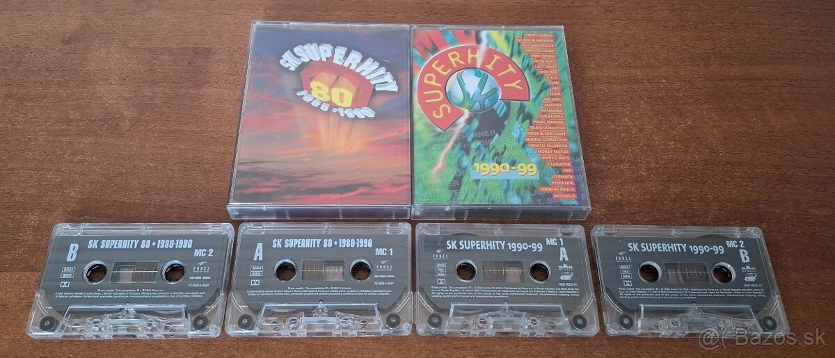 MG Kazety : SK Superhity 80 - 1980,SK Superhity 1990-99