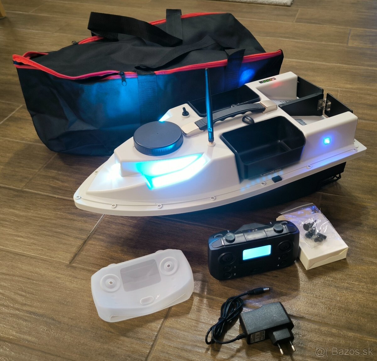 Nová GPS Zavážacia loďka s taškou 12.000mAh
