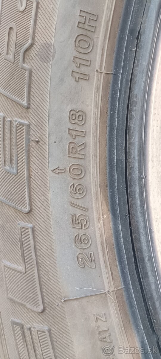 Letné pneu 265/60r18