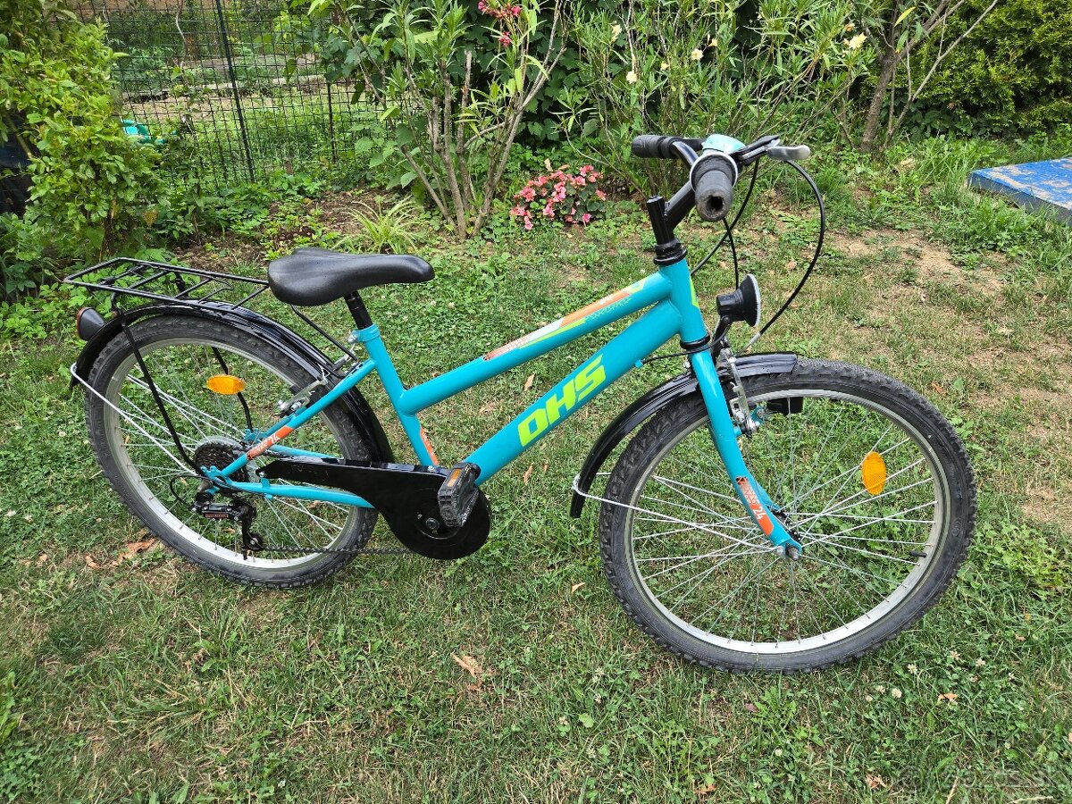 Juniorský bicykel DHS 2414 24" pre deti 8-12
