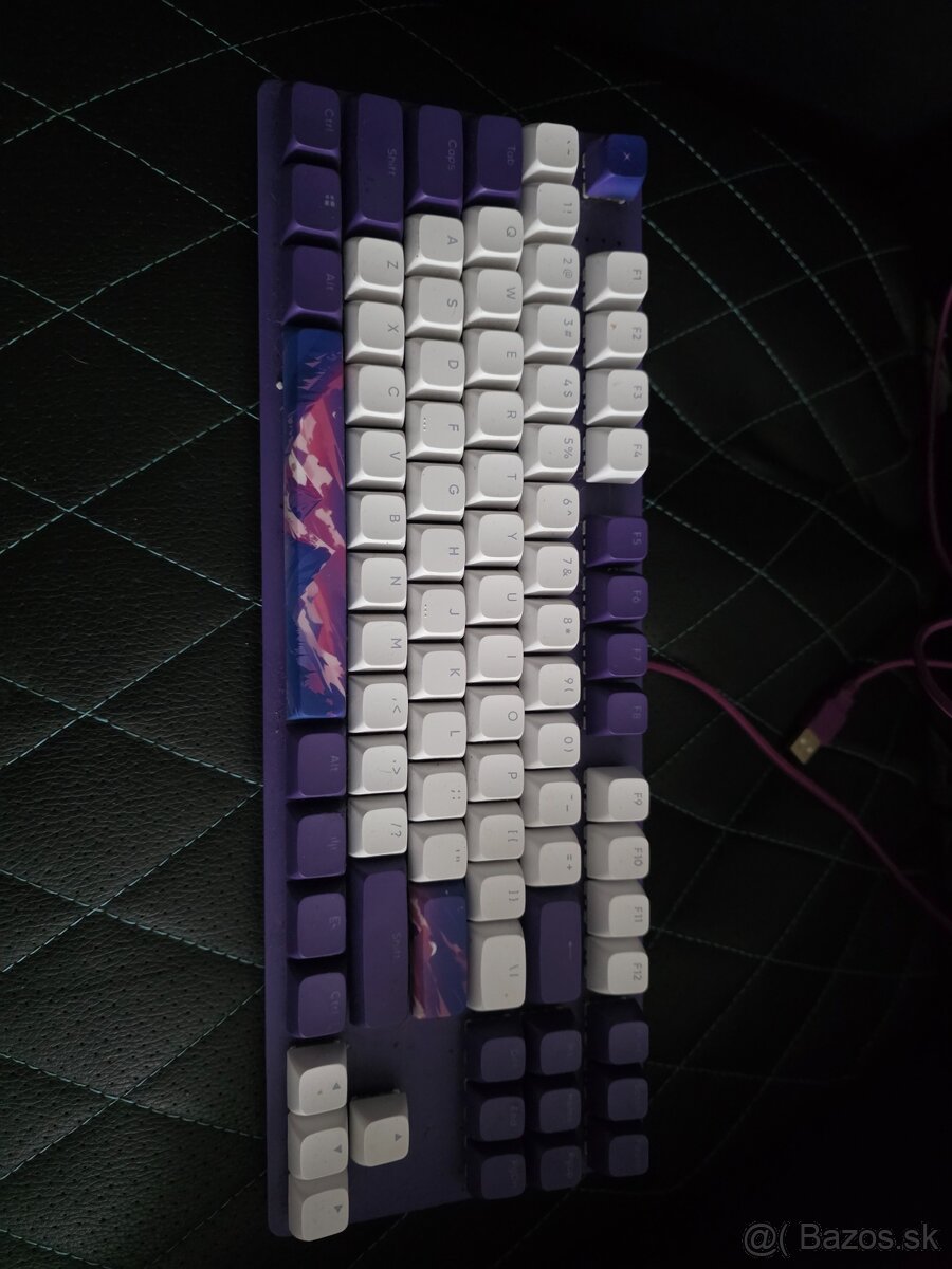 Dark Project ALU87A Violet mechanická klávesnica (US)