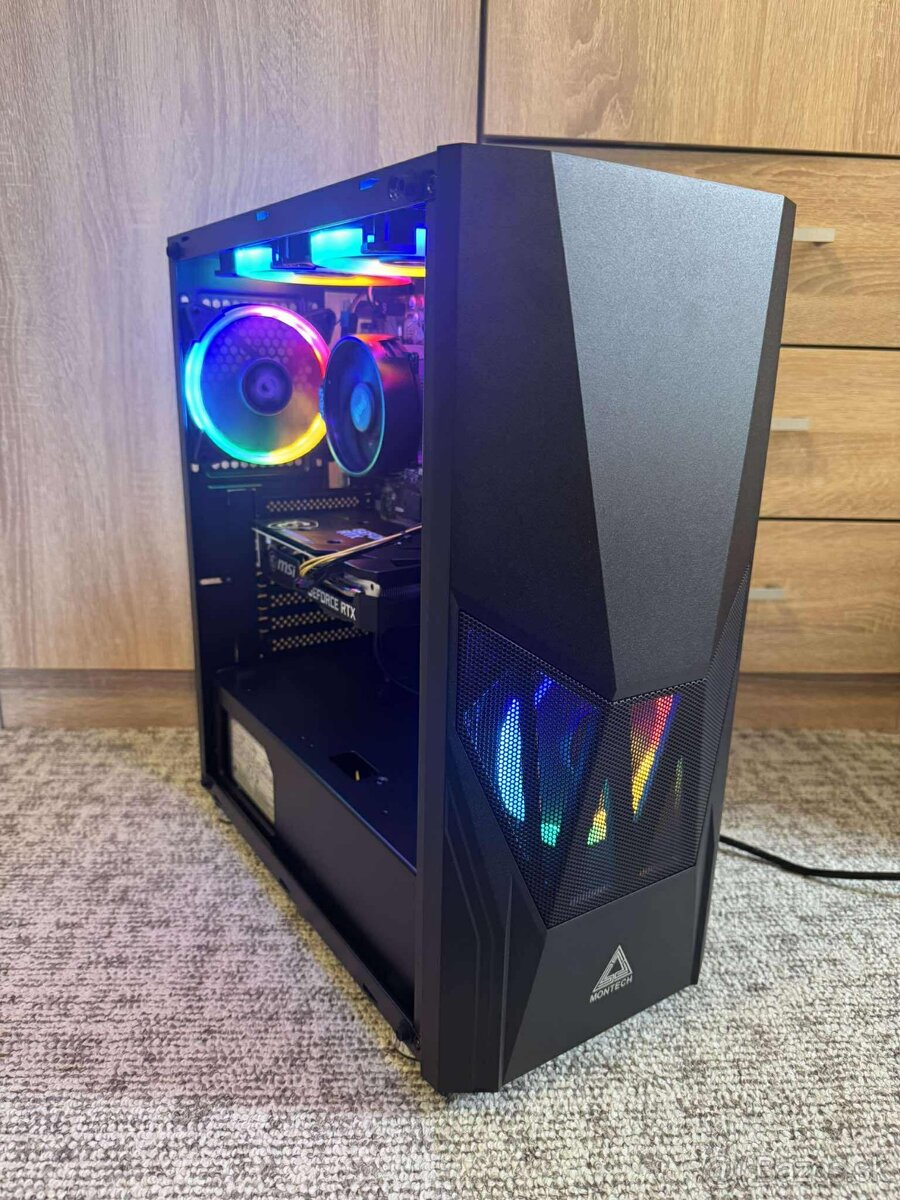 Herné PCčko Ryzen 3 4100/ RTX 3050/ 16GB/ 500gb NvMe