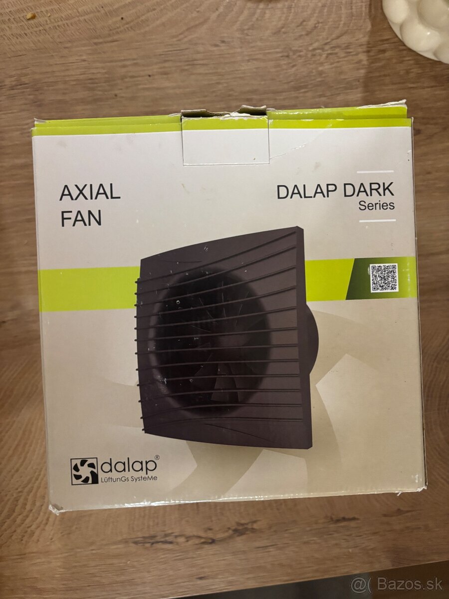 Ventilátor na wc zn Dalap 125 Dark
