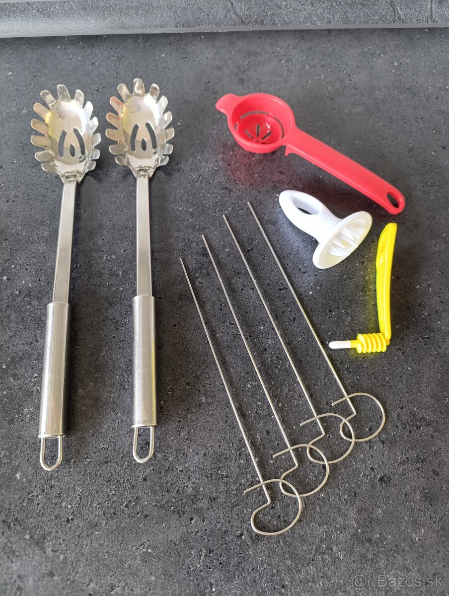 Špirala na zemiaky, naberačky cestovín, oddeľovac zltok