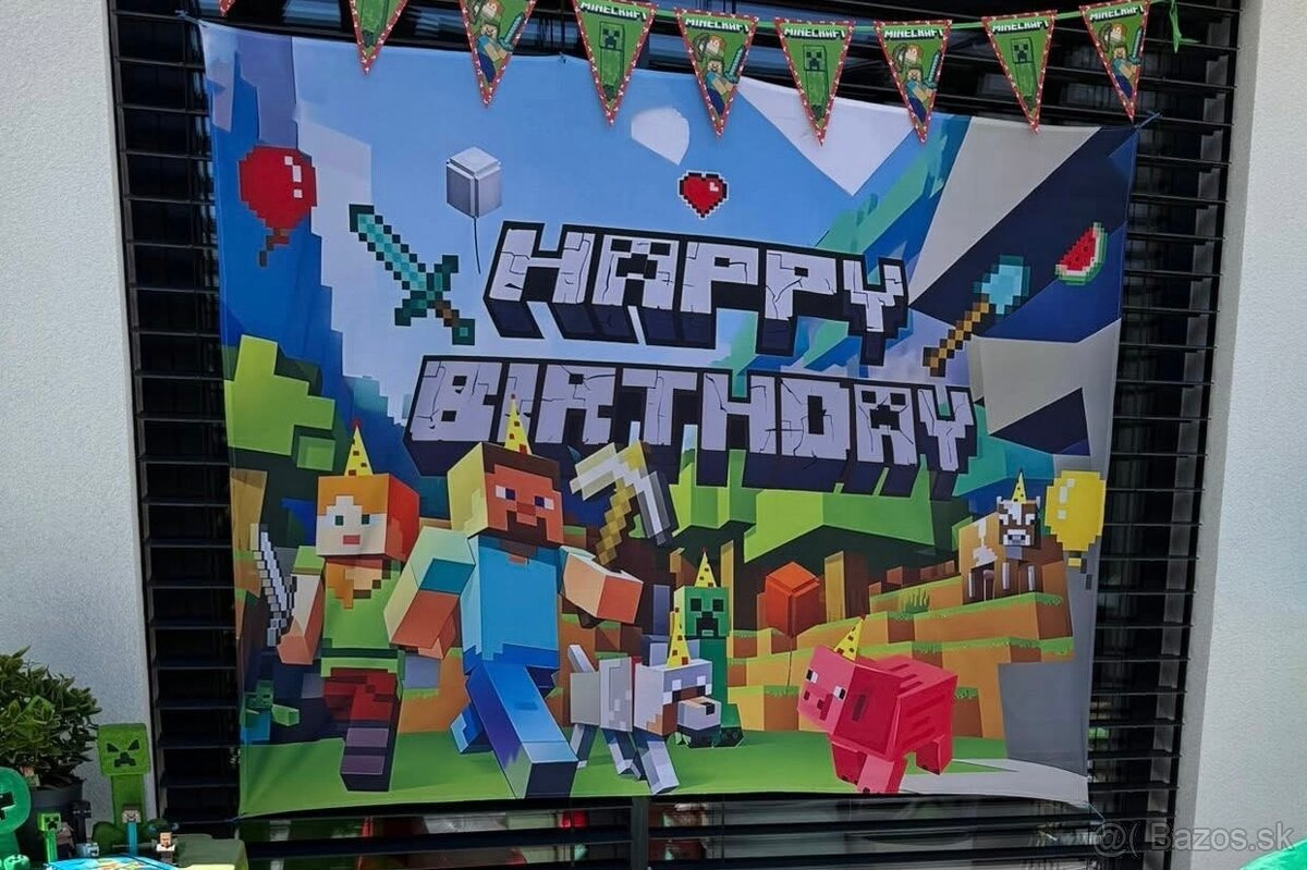 Narodeninová výzdoba MINECRAFT