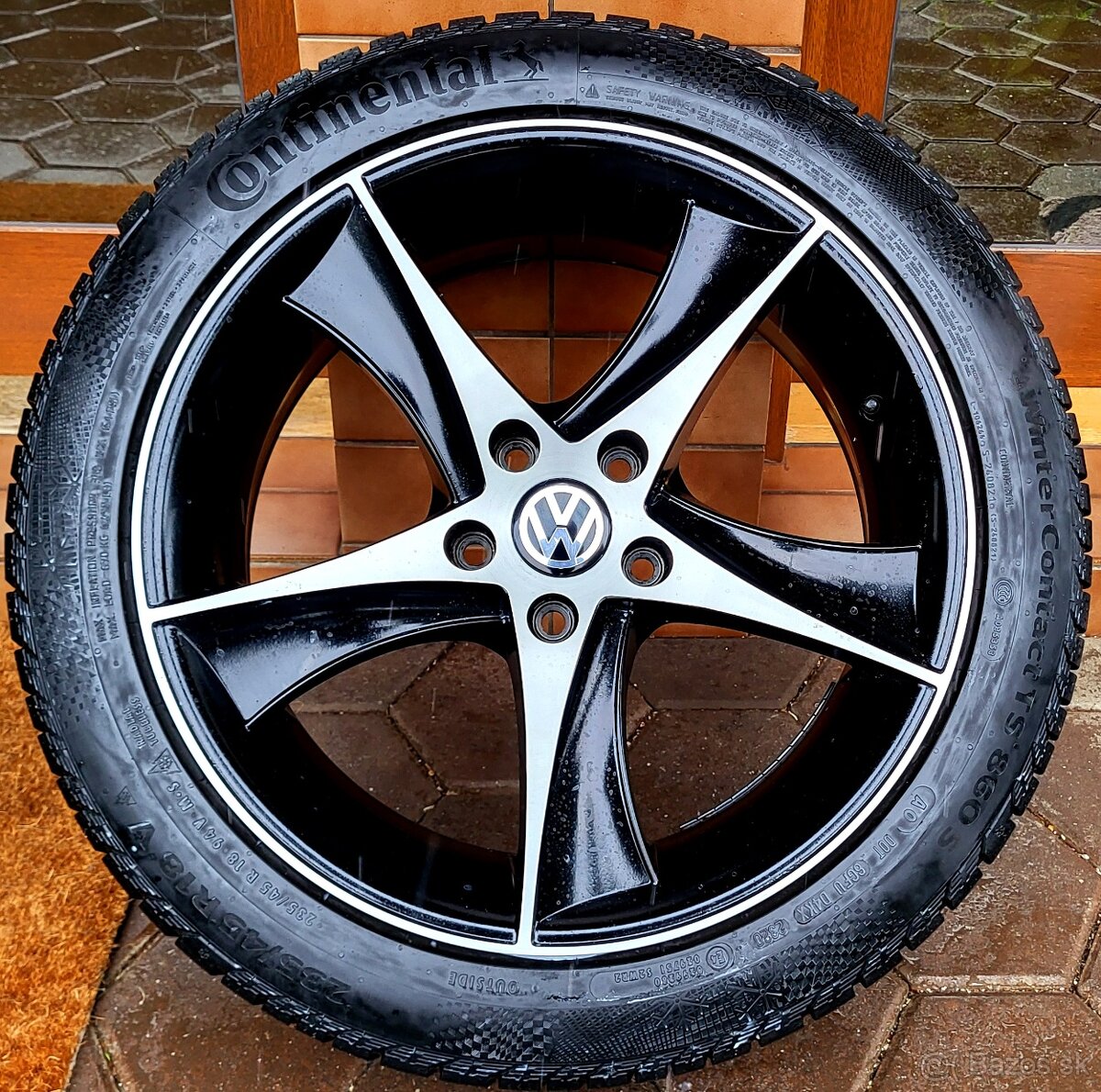 alu R18 5x112, zimné pneu 235/45, VW Passat, Škoda Superb