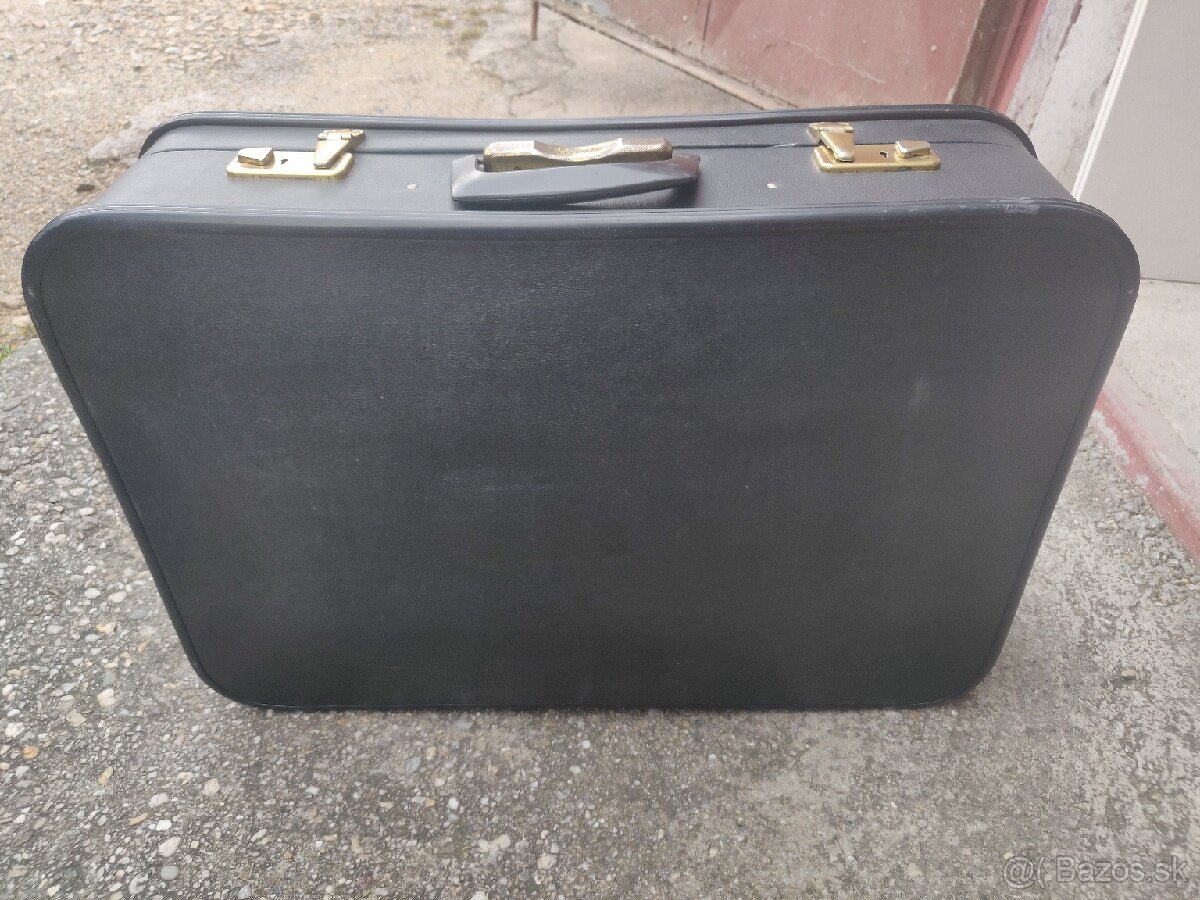 Starožitný koženkovy kufor