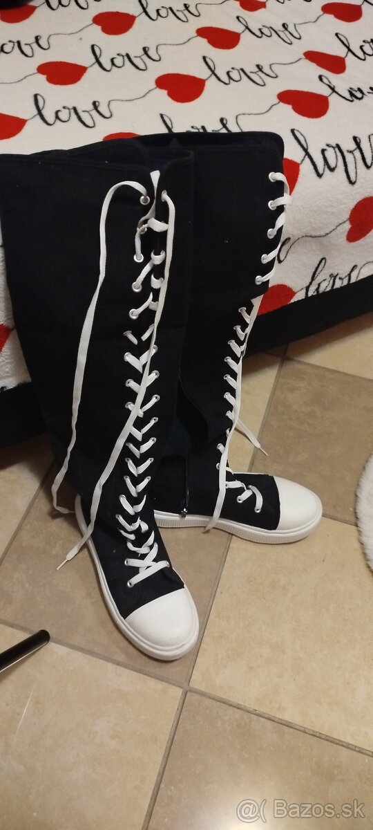 Predám Dámske čižmy pod nad kolená