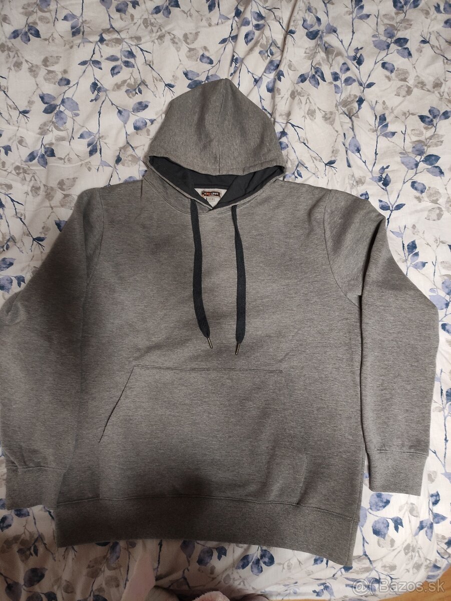 Pánska mikina sivá XXL/58...siva ...Zlava