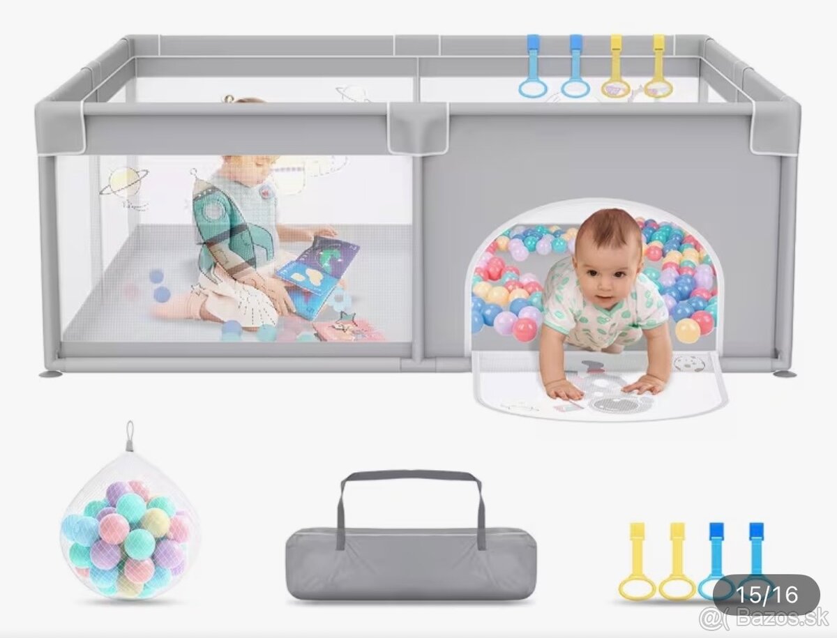 Úplne nová detská ohrádka 180cm x 200cm