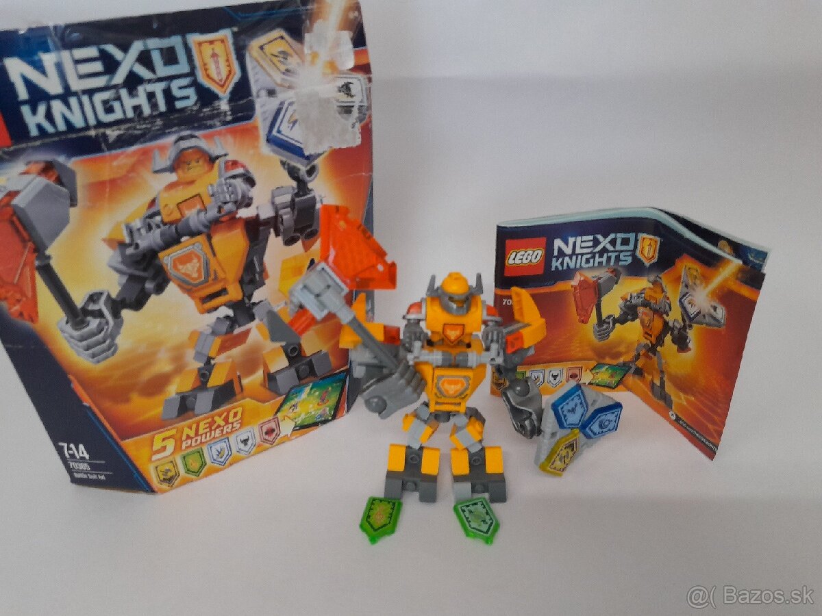 LEGO Nexo Knights  Axl v bojovom obleku

