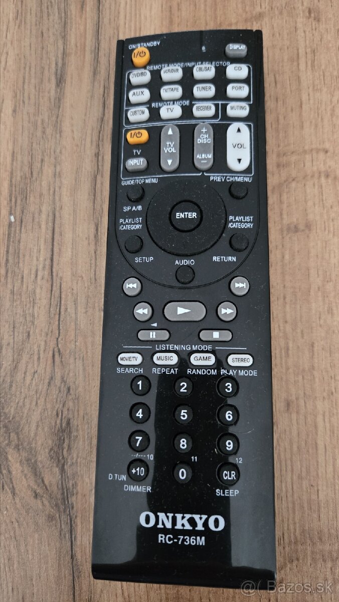 Predám novy ovladac onkyo rc-736M