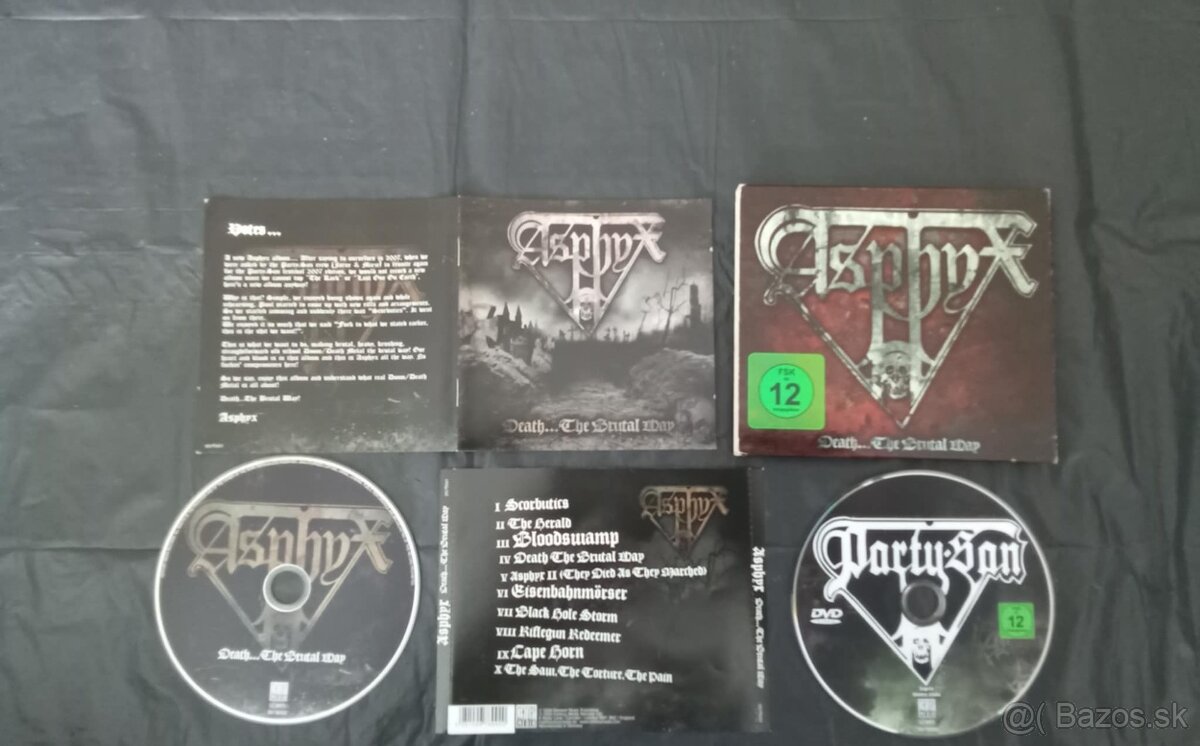CD ASPHYX-Death...The Brutal Way LTD CD+DVD