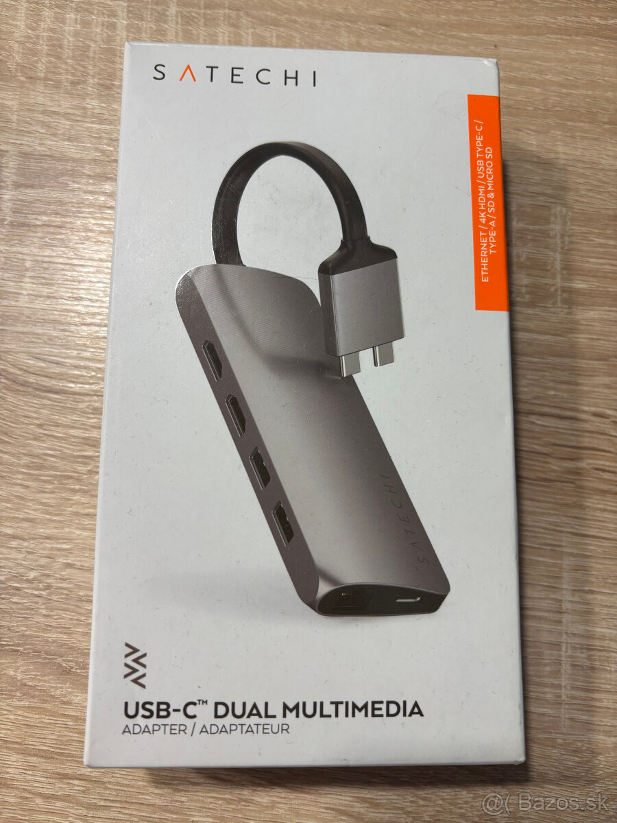 Satechi USB-C Dual Multimedia adapter